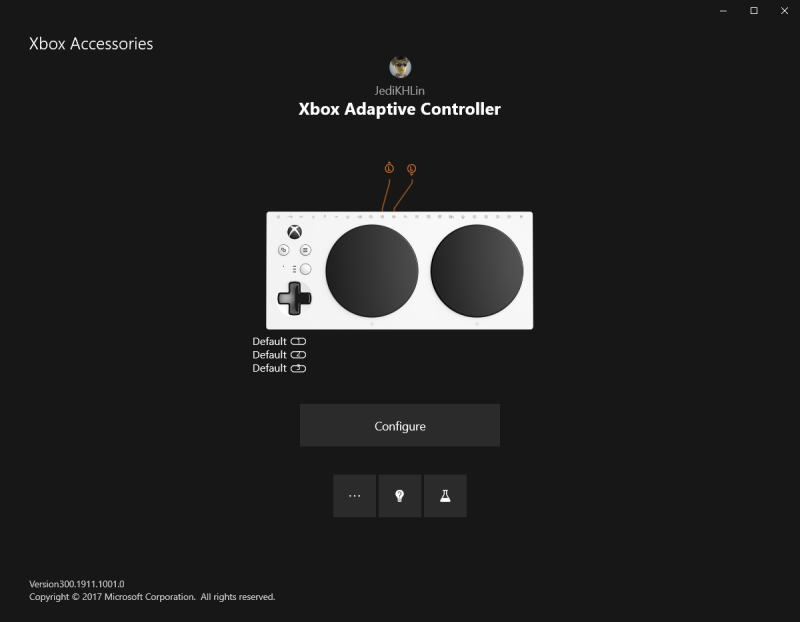 Xbox Accessories 主畫面
