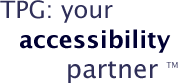 TPG, your accessibility partner