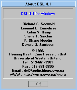 DSL 4.1 著作權宣告對話方塊