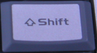 right-shift 鍵